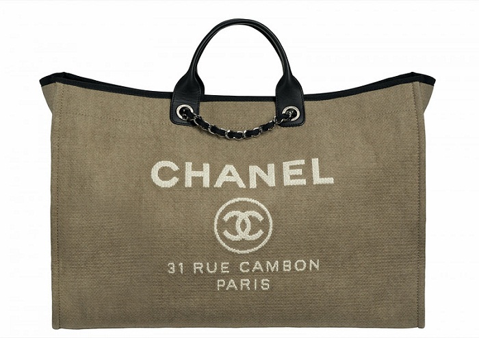 Chanel Cabas Eté canvas tote bag