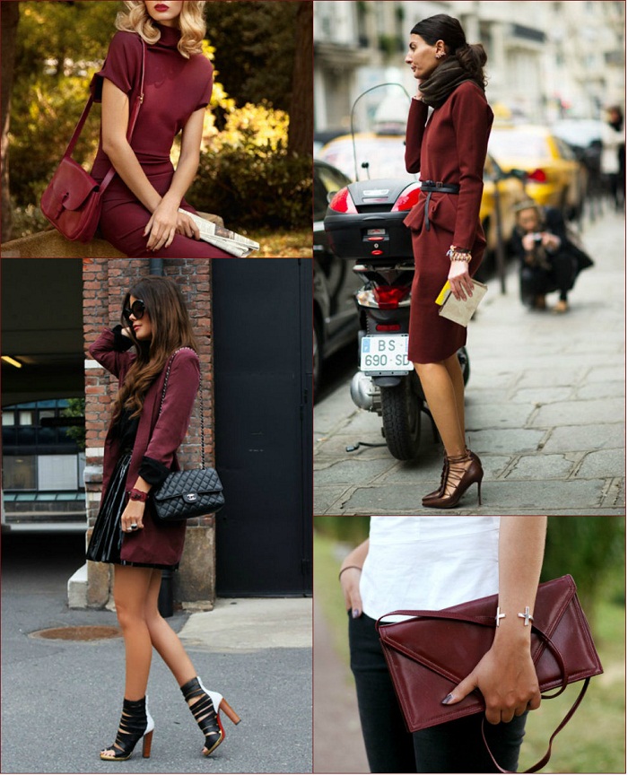 Burgundy oxblood trend F/W 2012-13 - It-girl by Eleonora Petrella