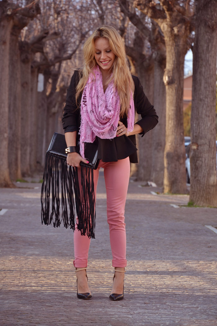 Outfit fashion blogger con foulard Tessitura Lancioni - It-Girl by Eleonora Petrella