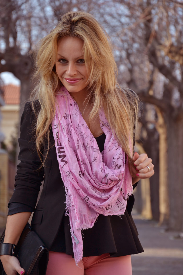 Outfit fashion blogger con foulard Tessitura Lancioni - It-Girl by Eleonora Petrella