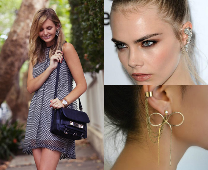 Fashion trend: Ear cuff jewelry earrings - It-Girl by Eleonora Petrella