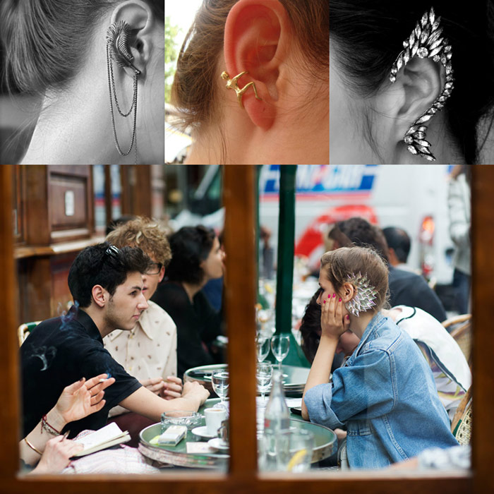 Fashion trend: Ear cuff jewelry earrings - It-Girl by Eleonora Petrella