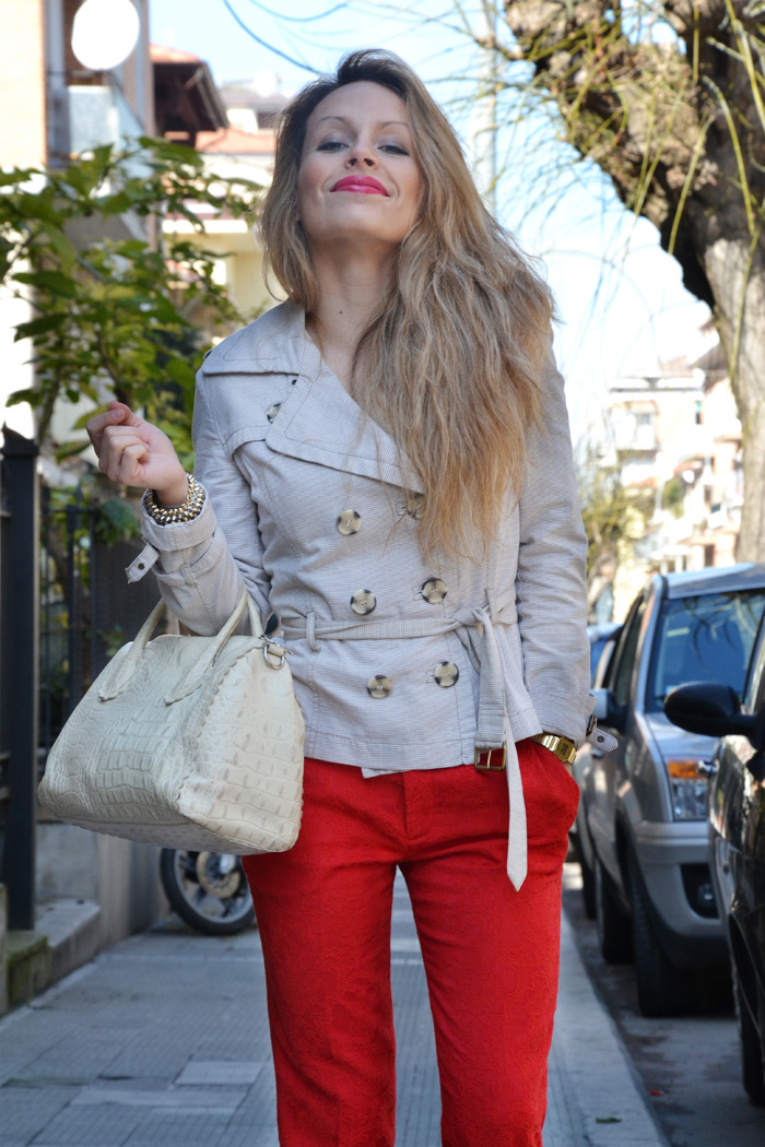 Zara blazer and pants S/s 2013 - It-Girl italian fashion blog by Eleonora Petrella