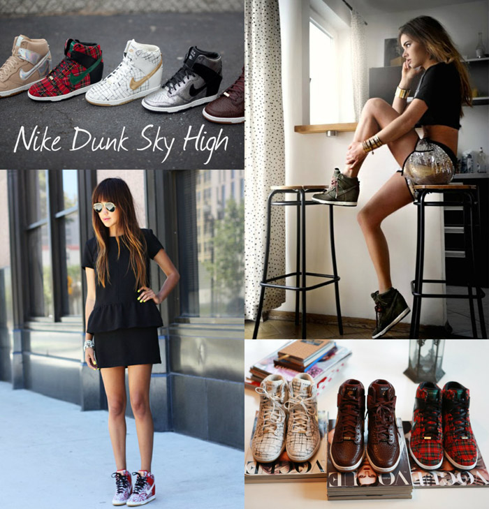 S/S 2013 trends: Nike Dunk Sky High - It-Girl by Eleonora Petrella