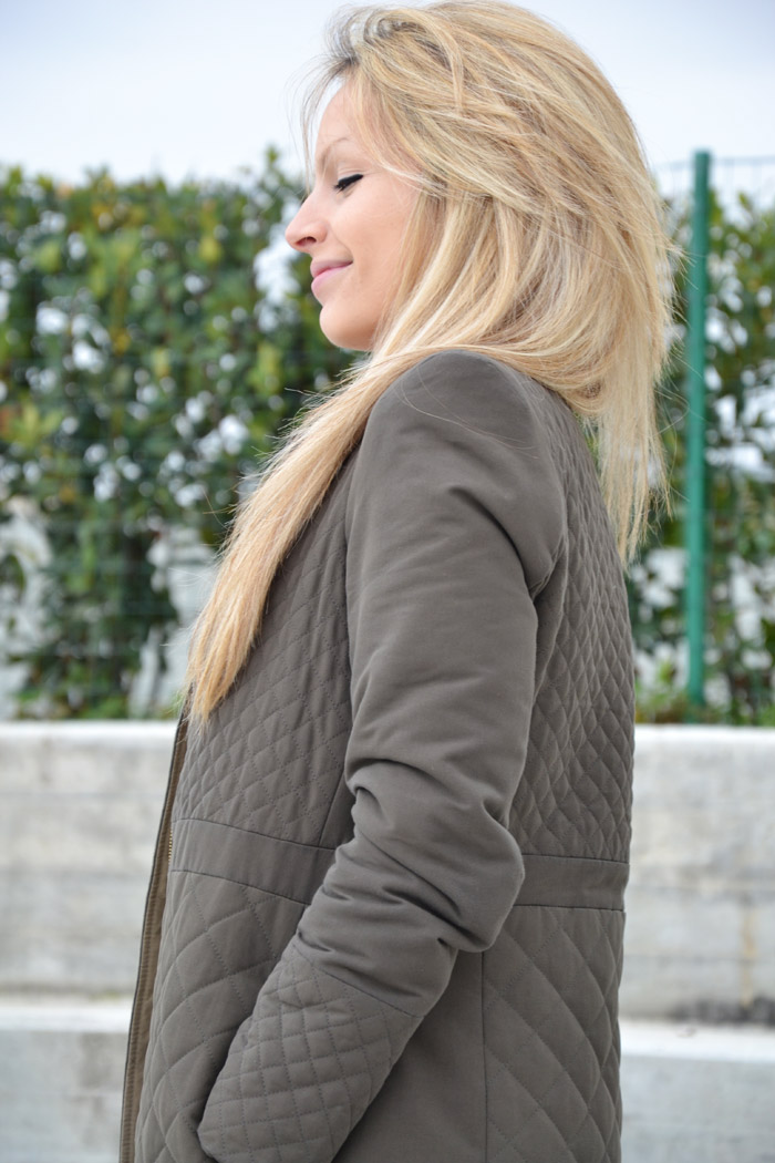 Zara olive coat and cream pumps - outfit fashion blogger It-Girl by Eleonora Petrella
