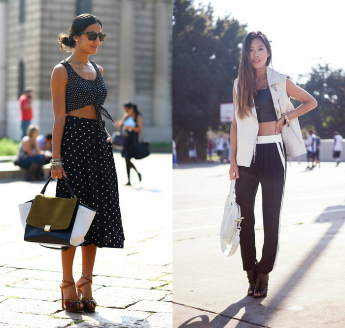 Top crop outfit trend spring summer 2013 - fashion blogger It-Girl by Eleonora Petrella
