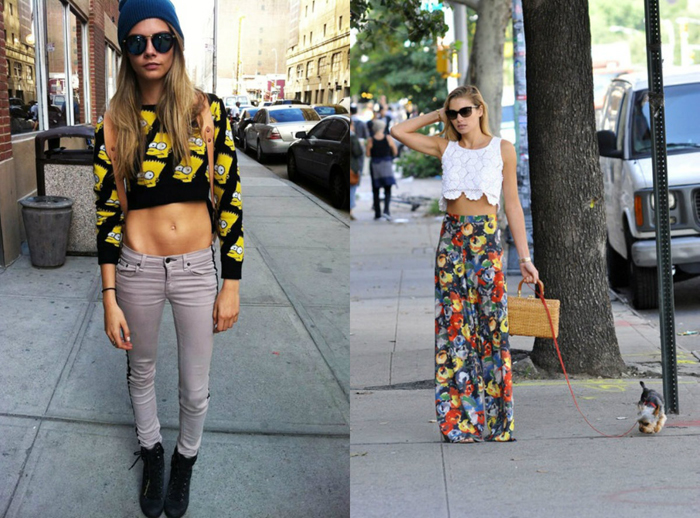 Top crop outfit trend spring summer 2013 - fashion blogger It-Girl by Eleonora Petrella