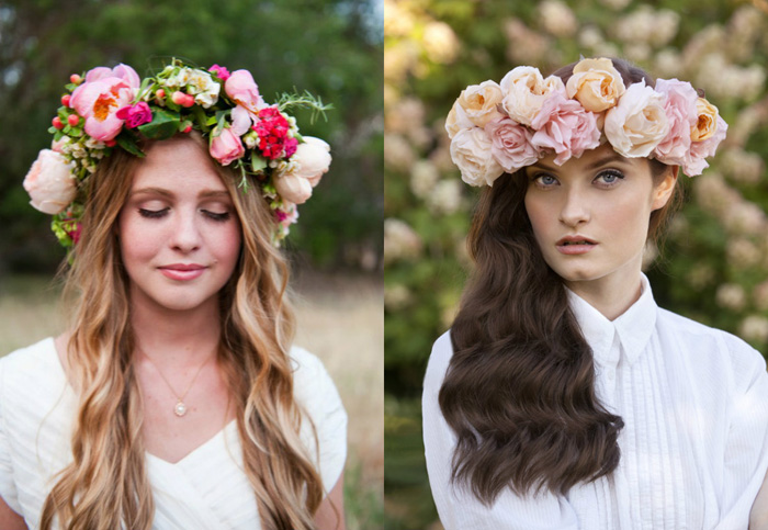 Lana Del Rey inspired flower crown floral headband summer 2013 trend – fashion blogger It-Girl by Eleonora Petrella