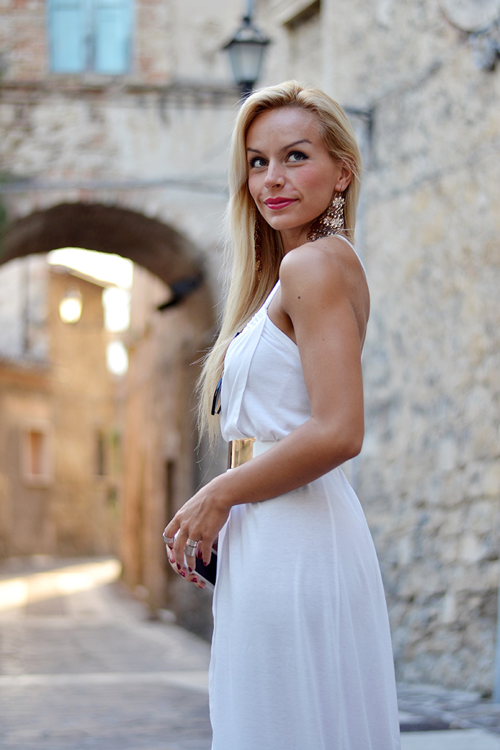 Lookbook Store fashion dresses, maxi dress, blondie italian girl - fashion blogger It-Girl by Eleonora Petrella
