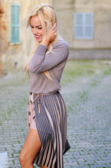 Loristella borse, Giorgia&Johns collezione AI 2014-2015, gonna plissettata - look autunno inverno 2014 italian fashion blogger It-Girl by Eleonora Petrella