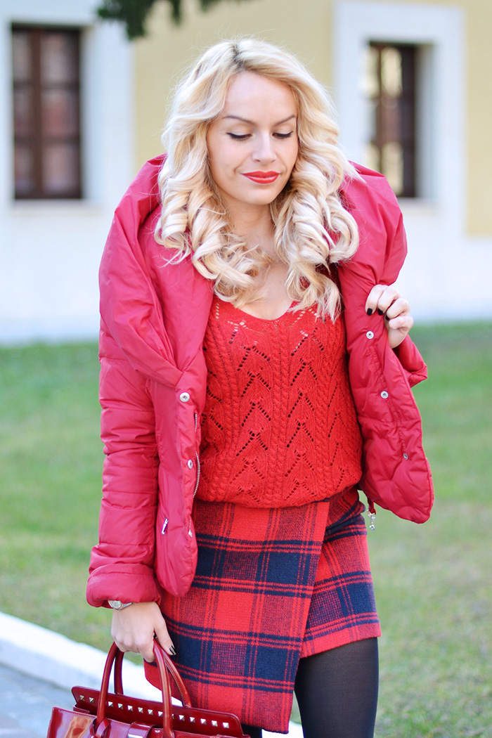 plaid skirt, asymmetric skirt, blackfive Italia spedizioni opinioni affidabile, giubbotto Pinko, giacca Pinko - outfit italian fashion blogger It-Girl by Eleonora Petrella